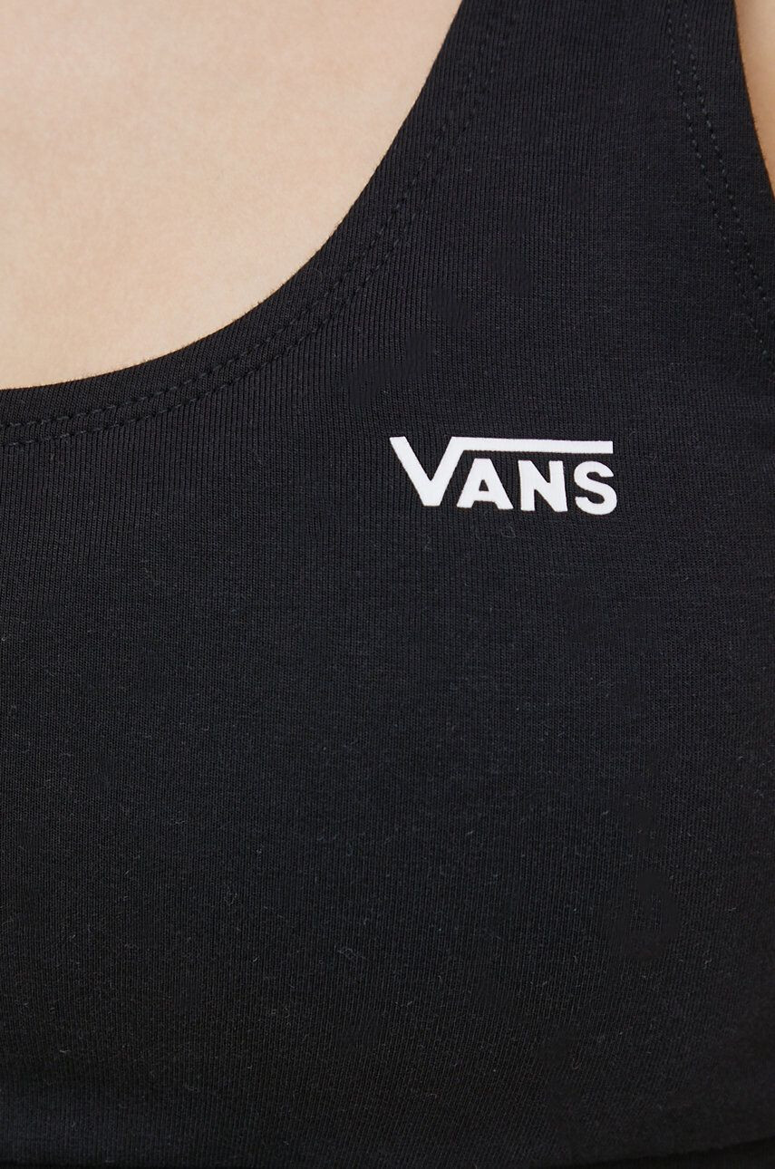 Vans Sportovní podprsenka černá barva hladký - Pepit.cz