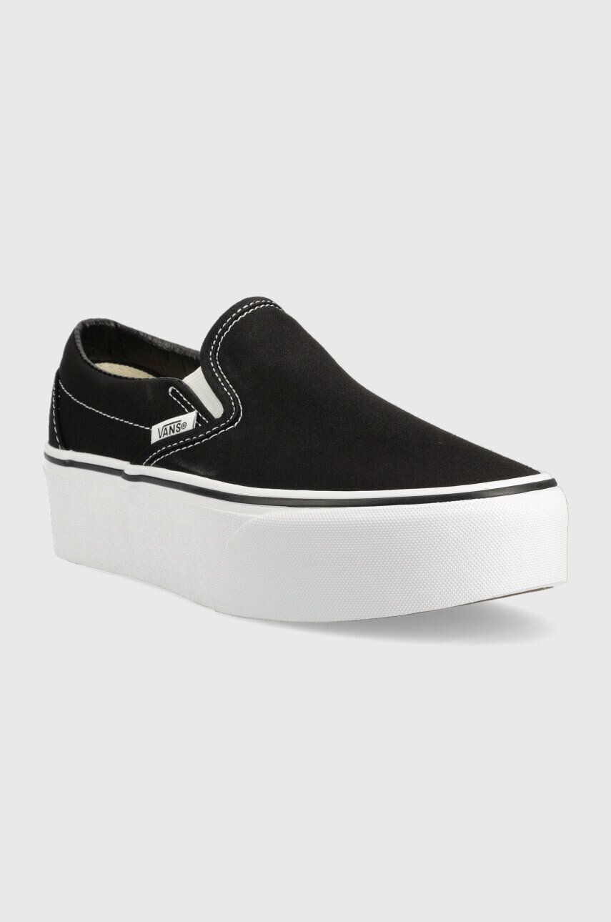 Vans Tenisky Classic dámské černá barva VN0A7Q5RBMX1 VN0A7Q5RBMX1-BLKWH - Pepit.cz