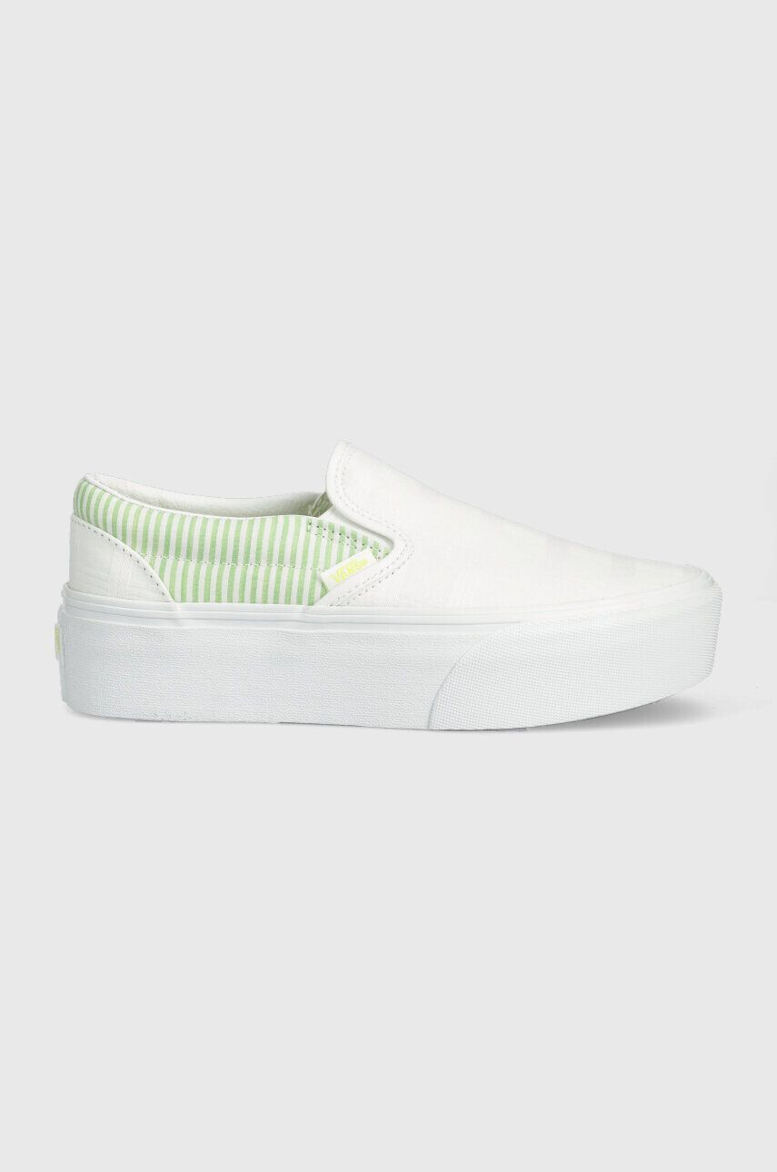 Vans Tenisky Classic Slip-On Stackform dámské bílá barva VN0A7Q5RBGN1 - Pepit.cz