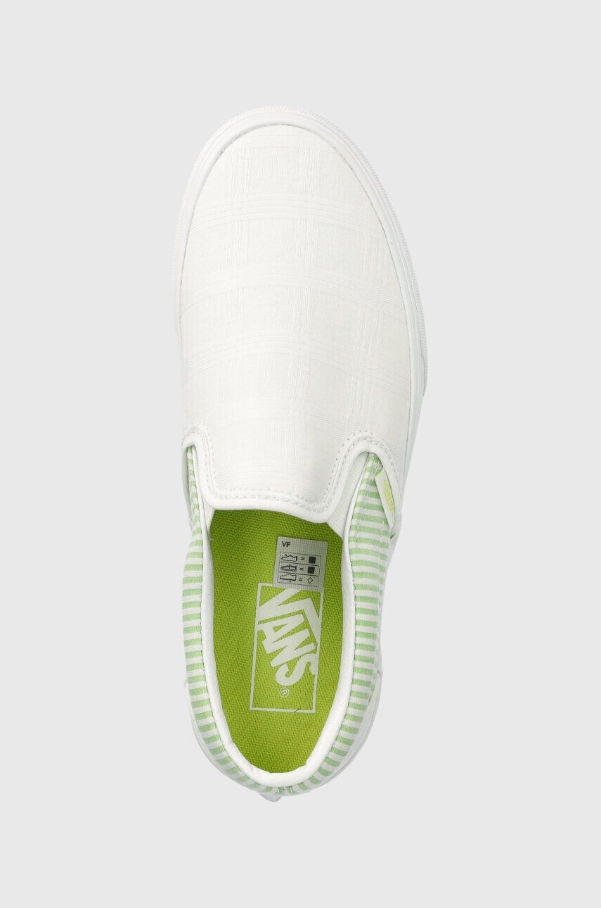 Vans Tenisky Classic Slip-On Stackform dámské bílá barva VN0A7Q5RBGN1 - Pepit.cz