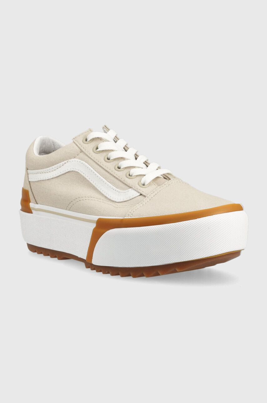 Vans Tenisky Old Skool Stacked dámské béžová barva VN0A4U15BLL1 - Pepit.cz