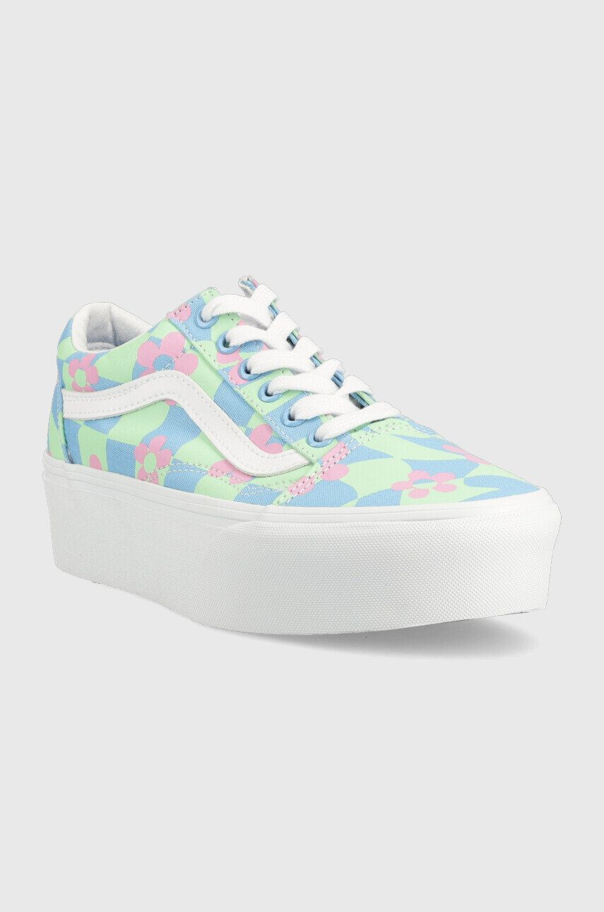 Vans Tenisky Old Skool Stackform Checkerboard Floral - Pepit.cz