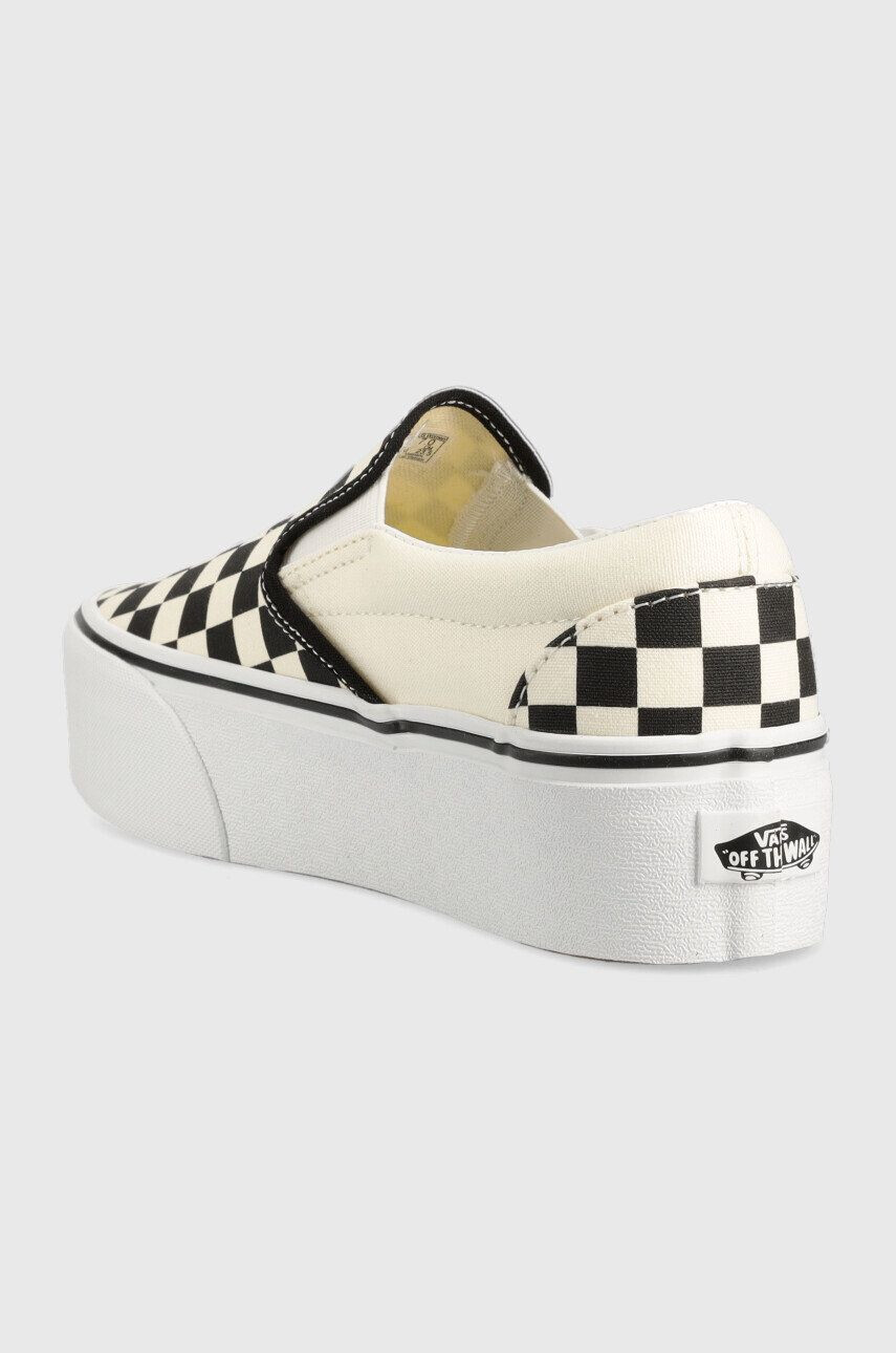 Vans Tenisky Slip-on dámské béžová barva VN0A7Q5RTYQ1-BLKWH - Pepit.cz