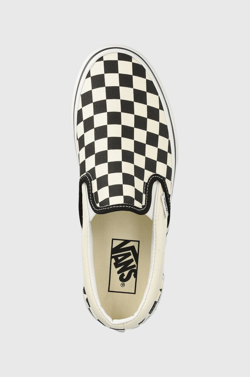 Vans Tenisky Slip-on dámské béžová barva VN0A7Q5RTYQ1-BLKWH - Pepit.cz