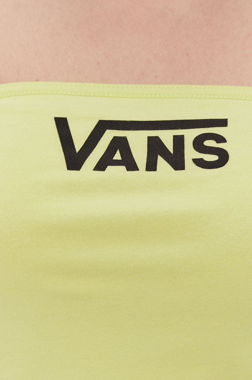 Vans Top dámský zelená barva cold shoulder - Pepit.cz