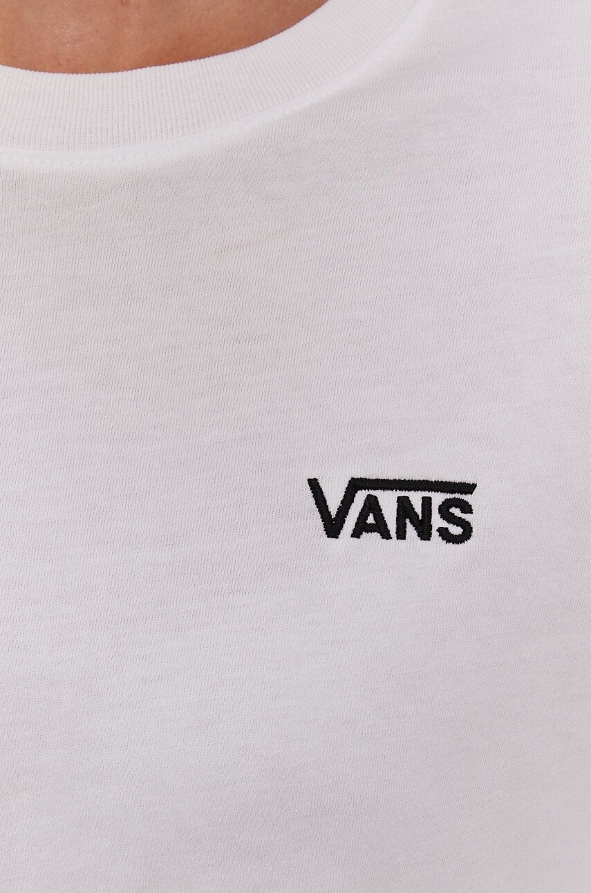 Vans Tričko s dlouhým rukávem dámské bílá barva VN0A4OUQWHT1-White - Pepit.cz