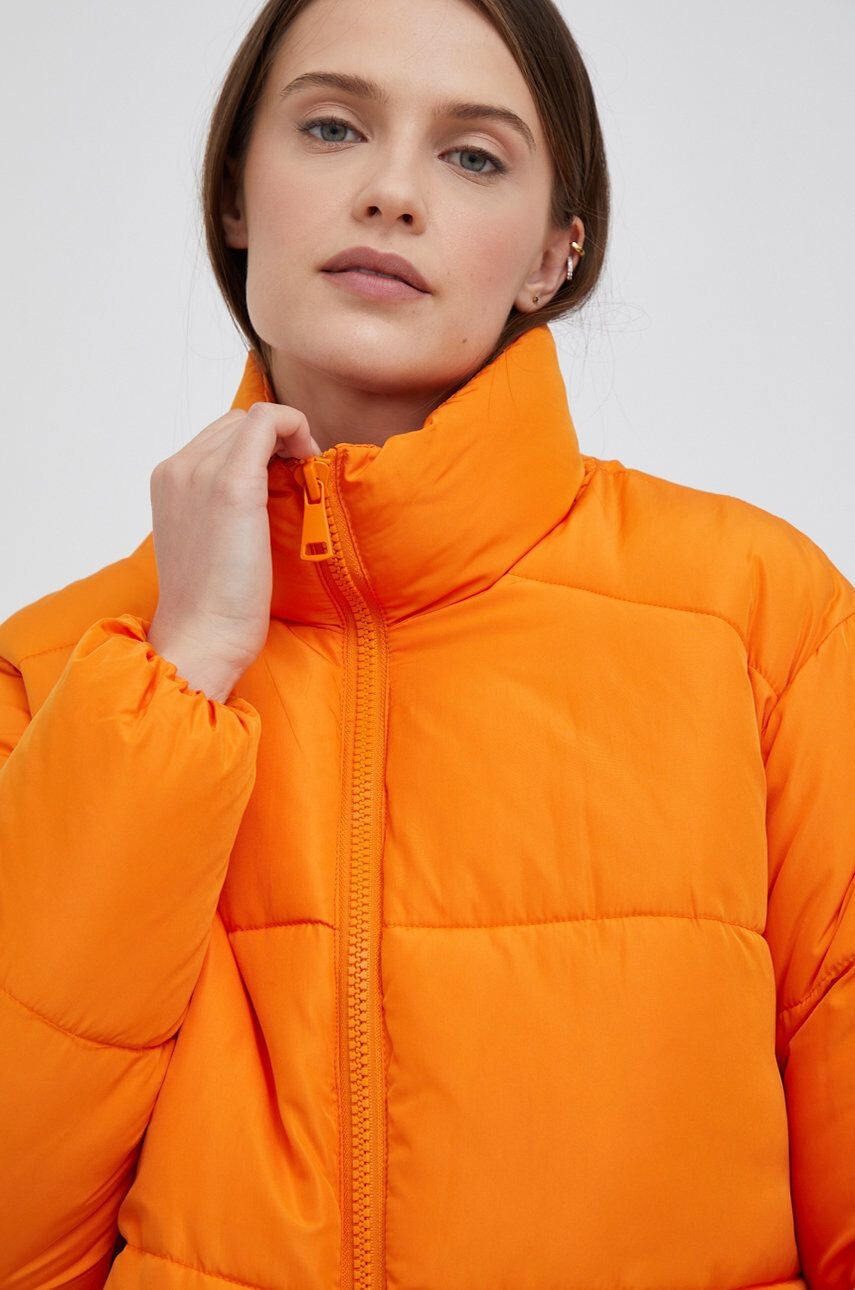 Vero Moda Bunda dámská oranžová barva zimní oversize - Pepit.cz