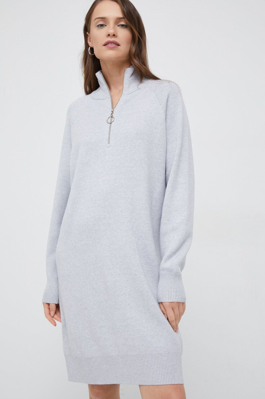 Vero Moda Šaty šedá barva mini oversize - Pepit.cz