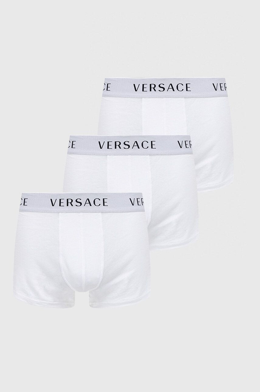 Versace Boxerky (3-pack) pánské bílá barva - Pepit.cz