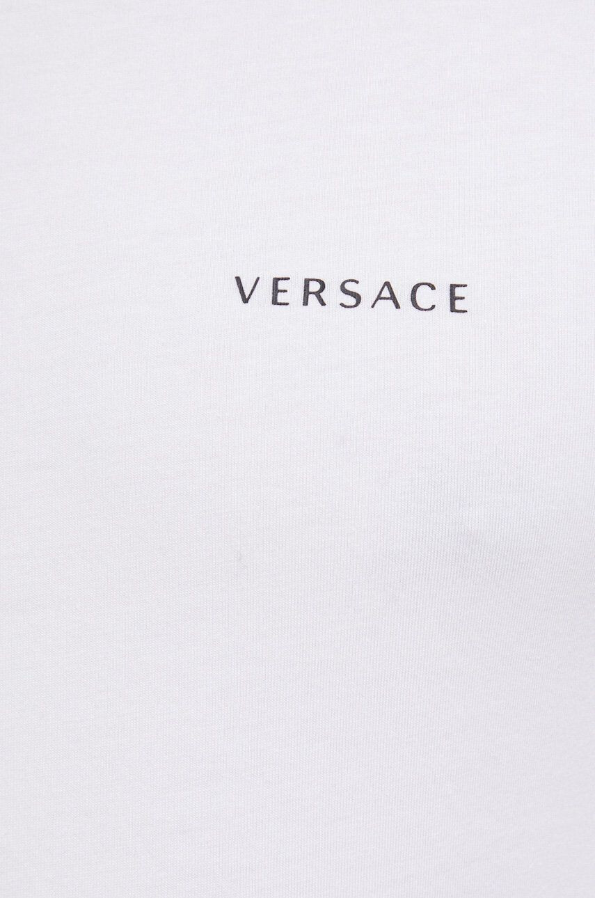 Versace Tričko (2-pack) pánské bílá barva hladké - Pepit.cz