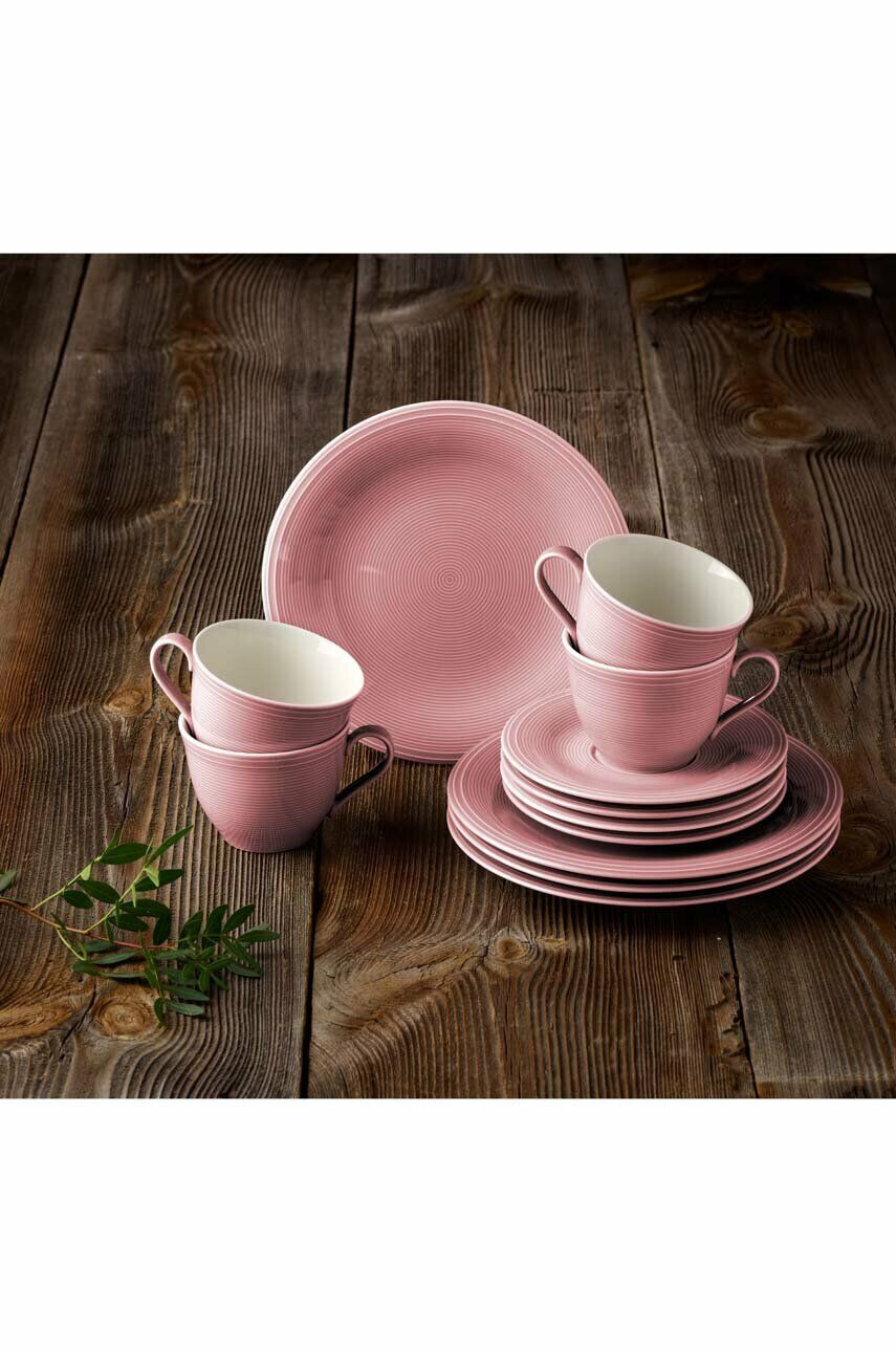 Villeroy & Boch Kávový set pro 4 osoby Color Loop Rose 12-pack - Pepit.cz