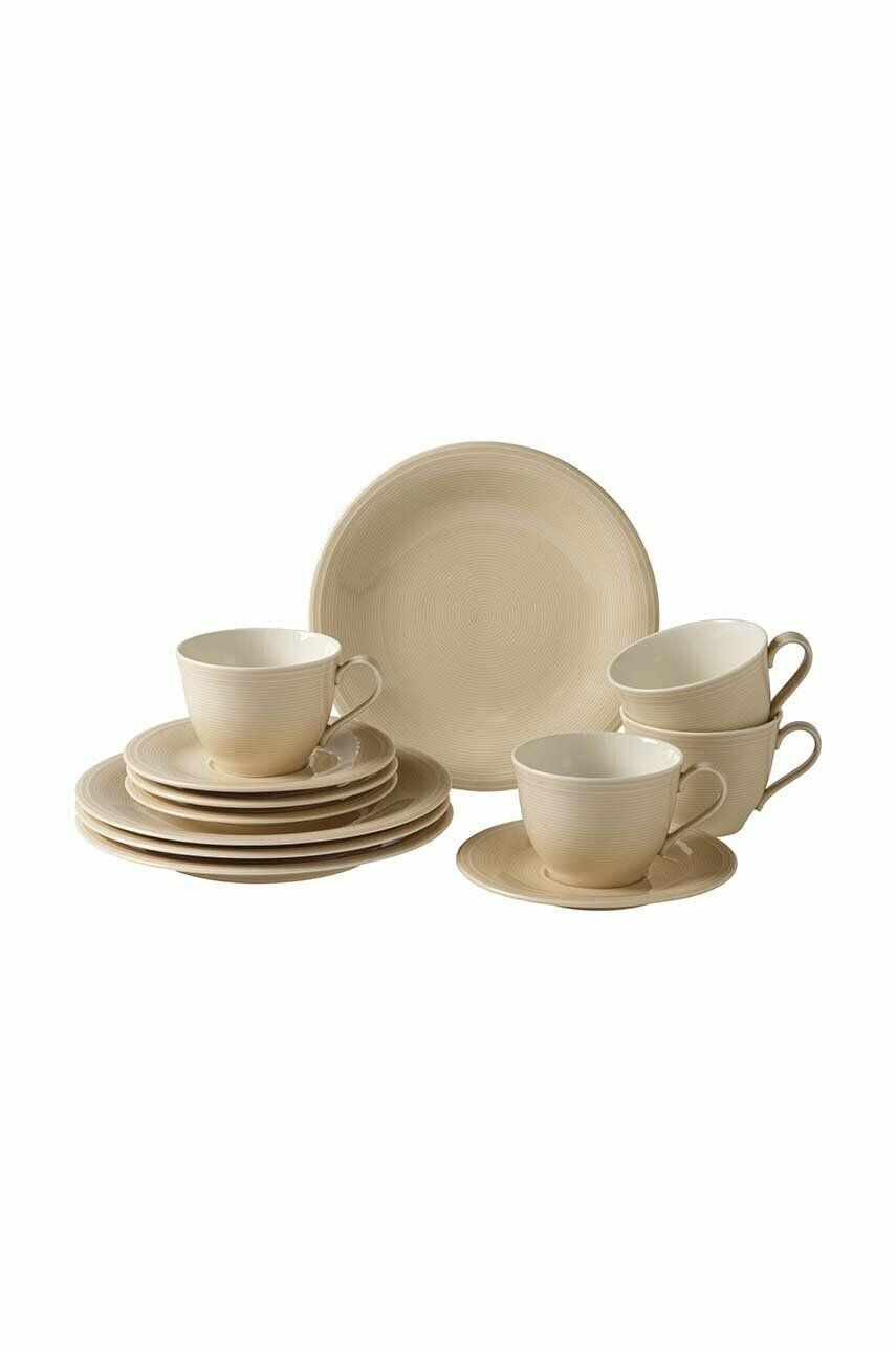 Villeroy & Boch Kávový set pro 4 osoby Color Loop Sand 12-pack - Pepit.cz