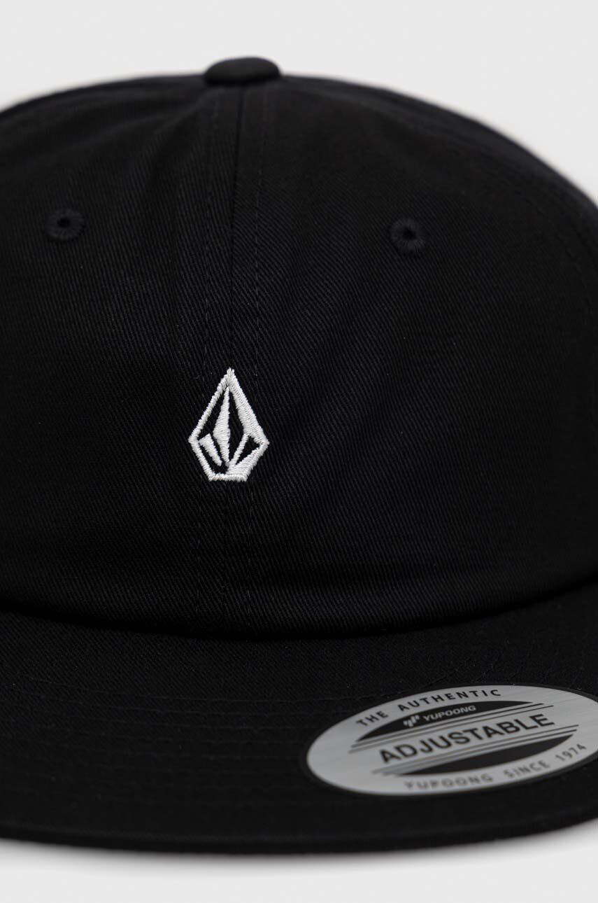 Volcom Bavlněná baseballová čepice černá barva - Pepit.cz