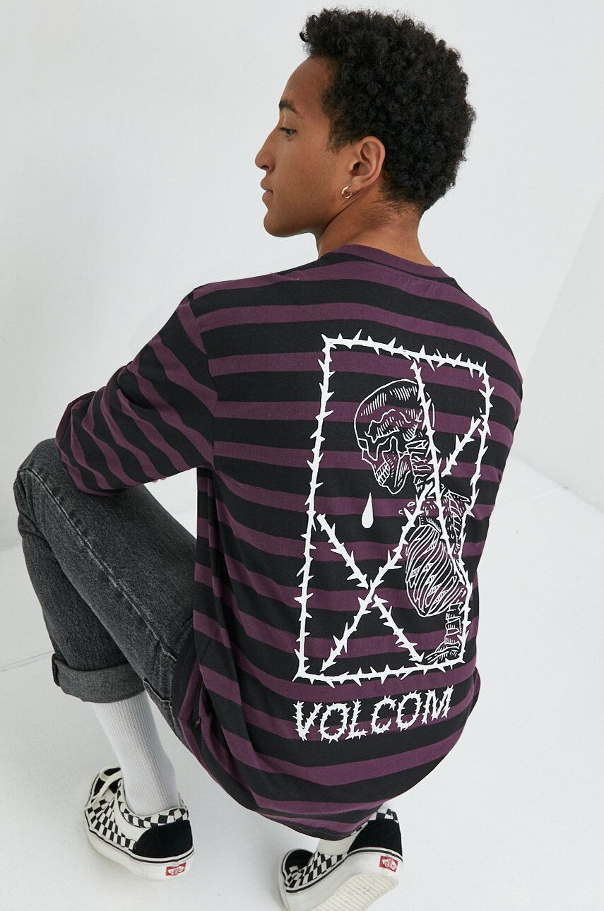 Volcom Bavlněné tričko s dlouhým rukávem X Vaderetro - Pepit.cz