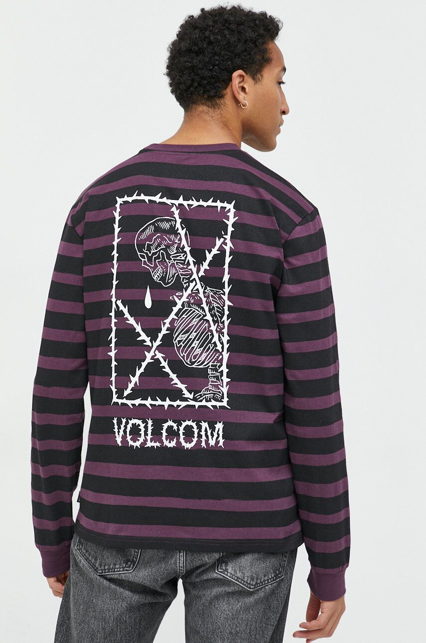 Volcom Bavlněné tričko s dlouhým rukávem X Vaderetro - Pepit.cz