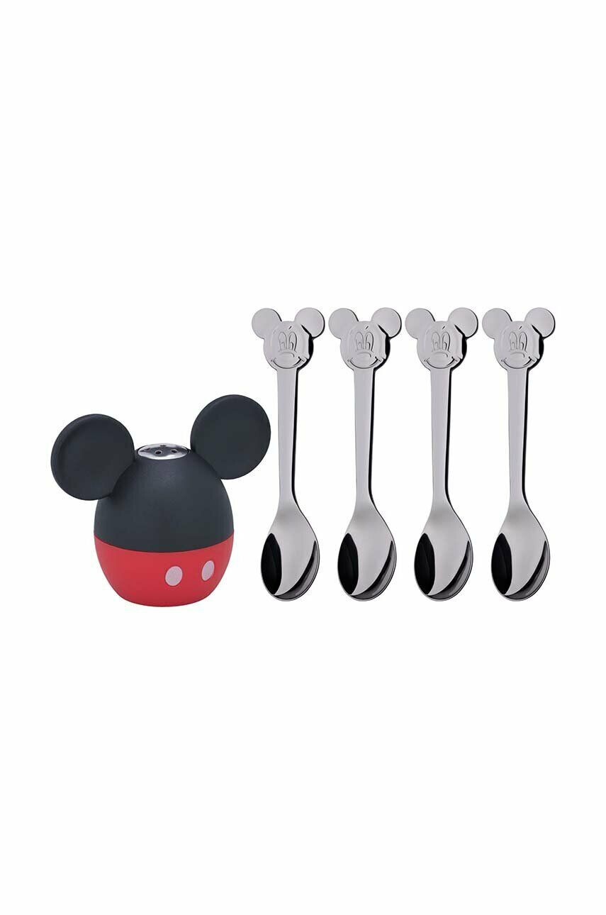 WMF Sada lžiček se slánkou pro dítě Mickey Mouse 5-pack - Pepit.cz