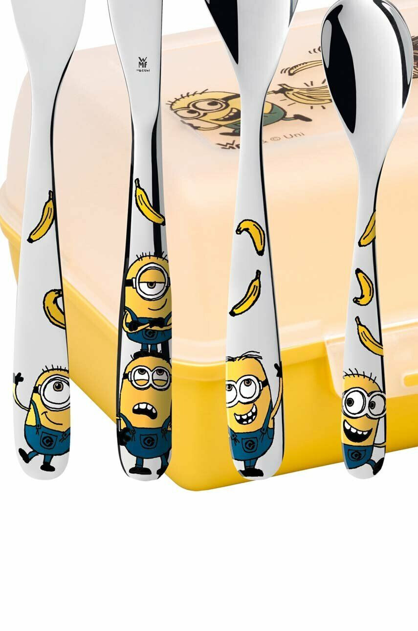 WMF Sada pro dítě: příbor láhev na vodu a krabička na oběd Minionki 6-pack - Pepit.cz