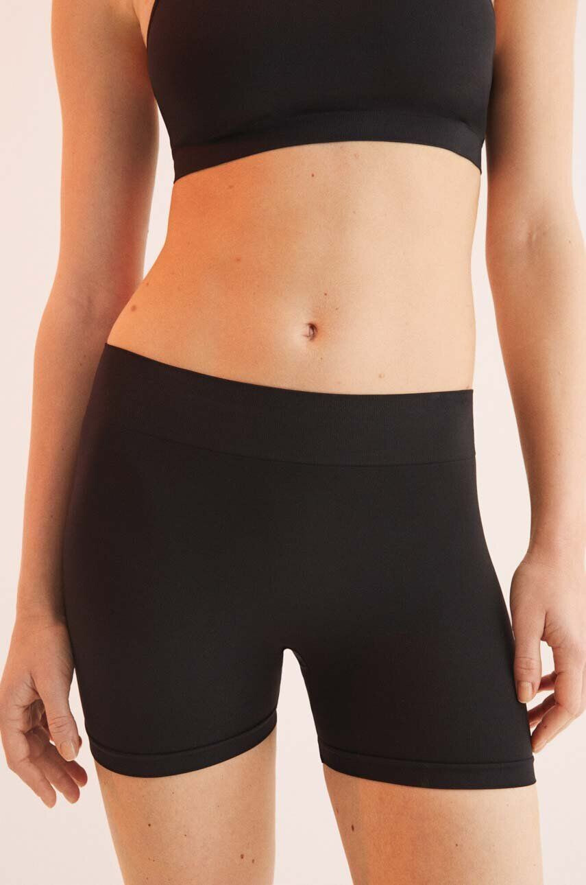 women'secret Boxerky SEAMLESS 3 černá barva 5125007 - Pepit.cz