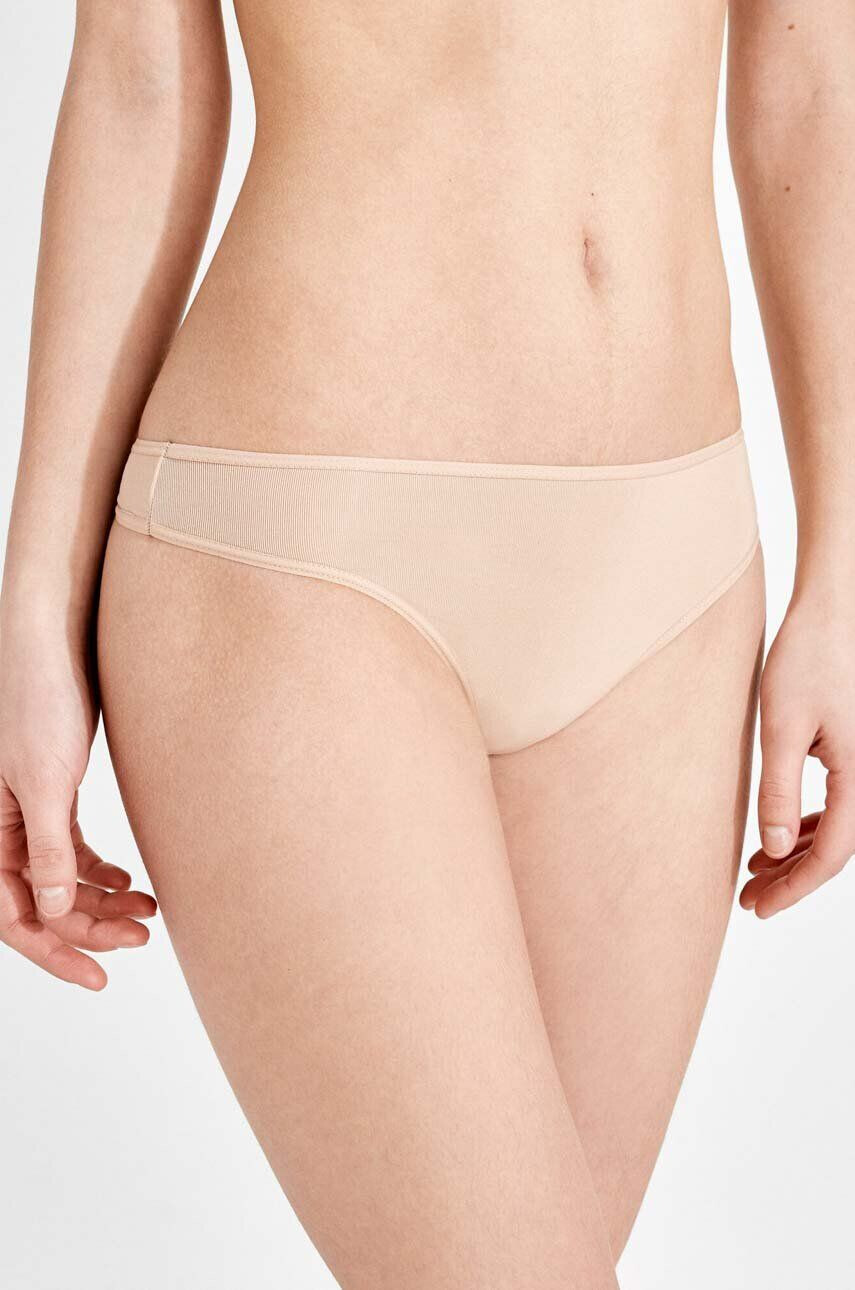 women'secret Tanga 3-pack černá barva - Pepit.cz