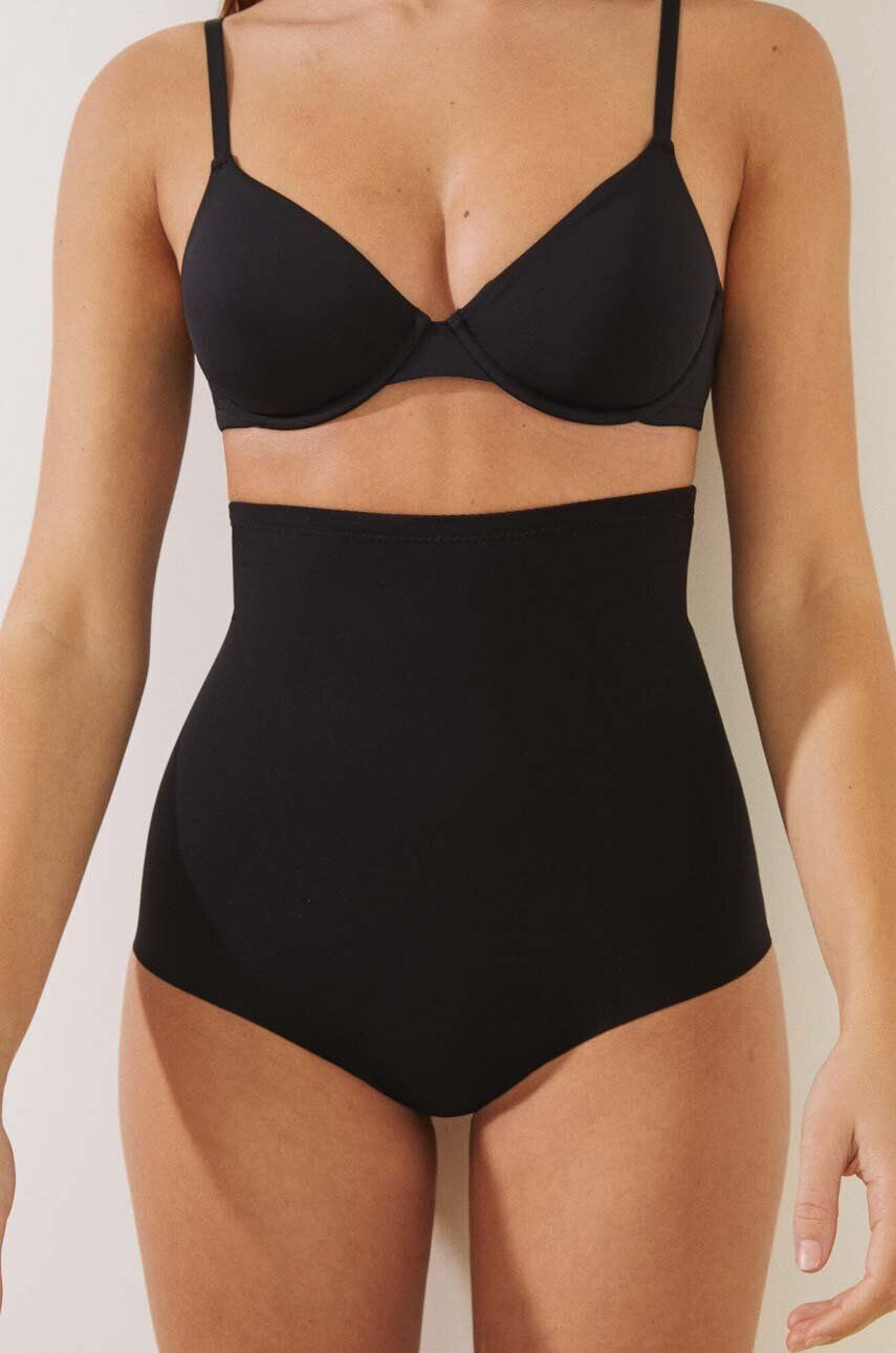 women'secret Tvarující kalhotky SHAPEWEAR MICRO THERMO-REGULATING černá barva 5182781 - Pepit.cz