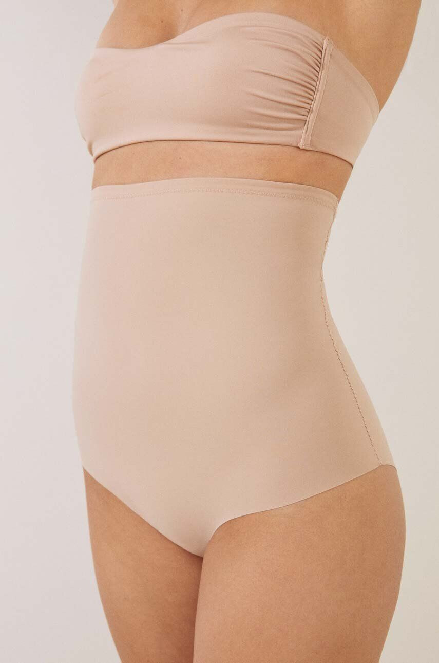 women'secret Tvarující kalhotky SHAPEWEAR MICRO THERMO-REGULATING béžová barva 5182784 - Pepit.cz