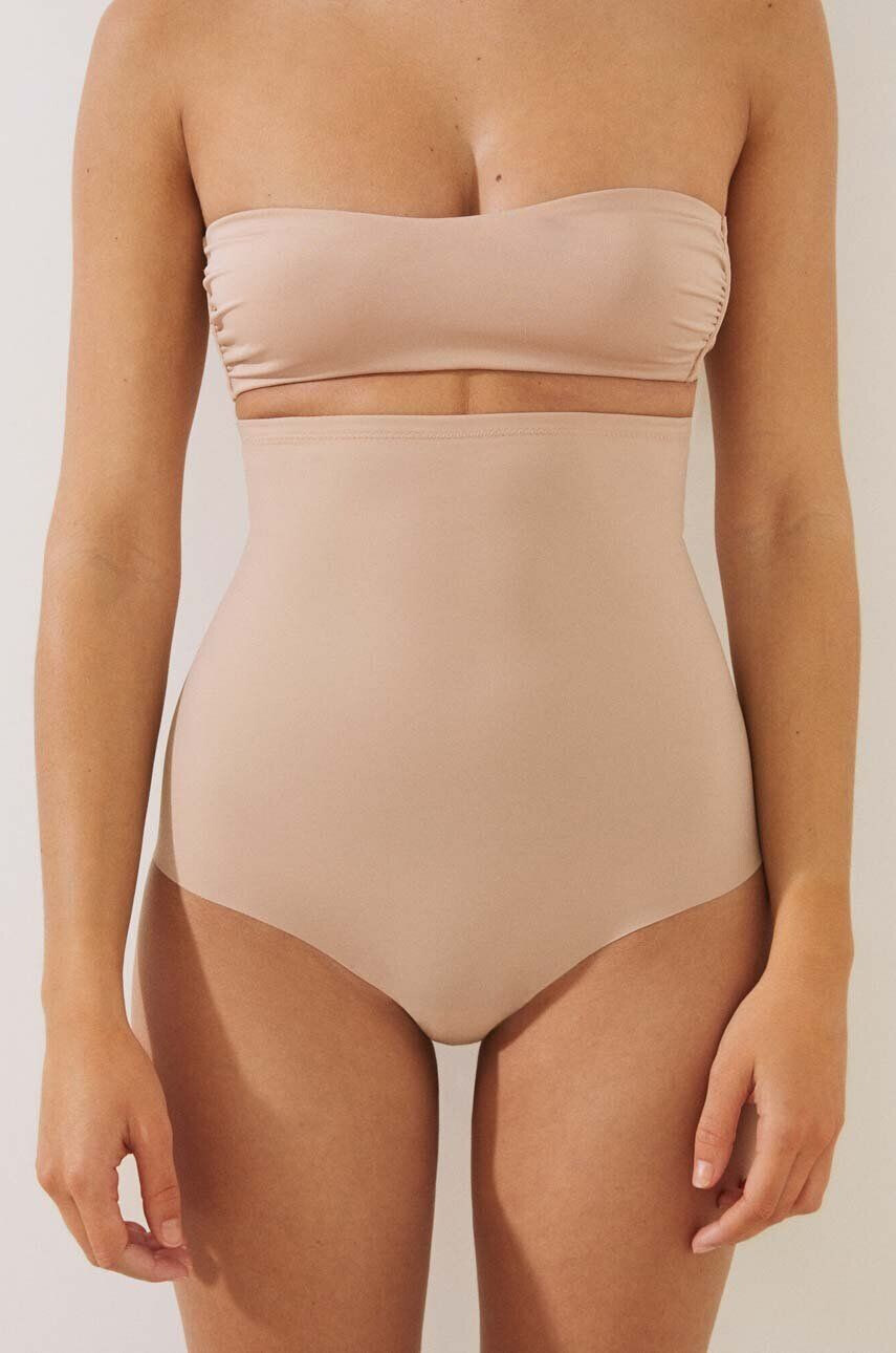 women'secret Tvarující kalhotky SHAPEWEAR MICRO THERMO-REGULATING béžová barva 5182784 - Pepit.cz