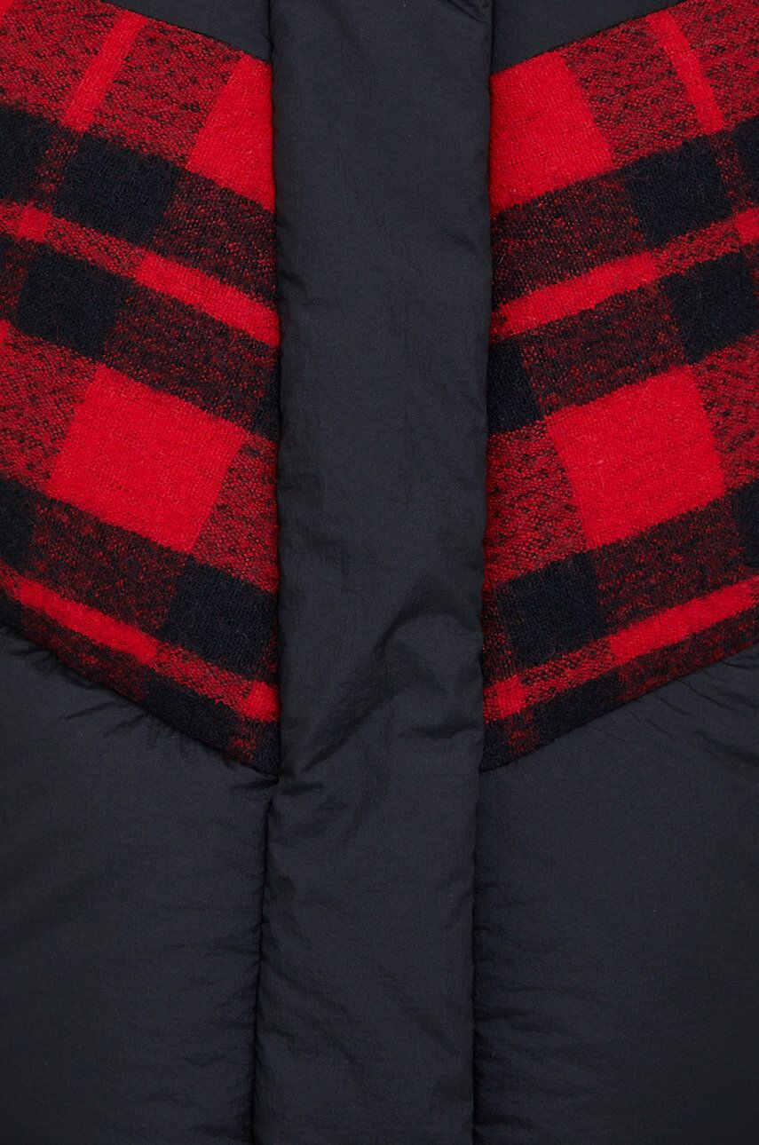 Woolrich Péřová bunda dámská černá barva zimní oversize - Pepit.cz