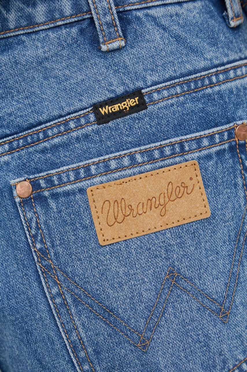 Wrangler Bavlněné džíny Mom Relaxed Patty dámské high waist - Pepit.cz