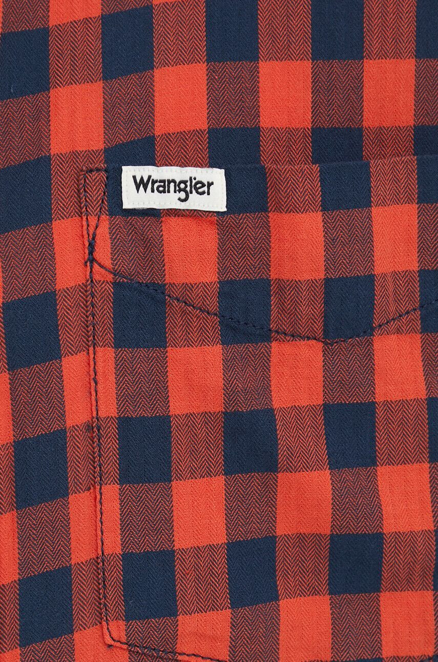 Wrangler Košile tmavomodrá barva regular s klasickým límcem - Pepit.cz