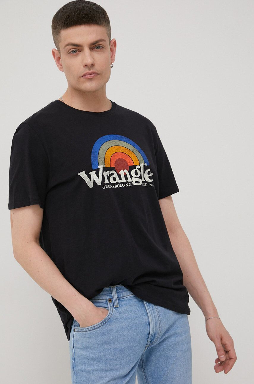 Wrangler Bavlněné tričko - Pepit.cz