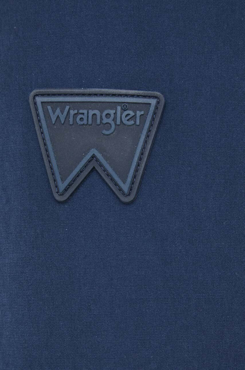 Wrangler Bunda pánská tmavomodrá barva zimní - Pepit.cz