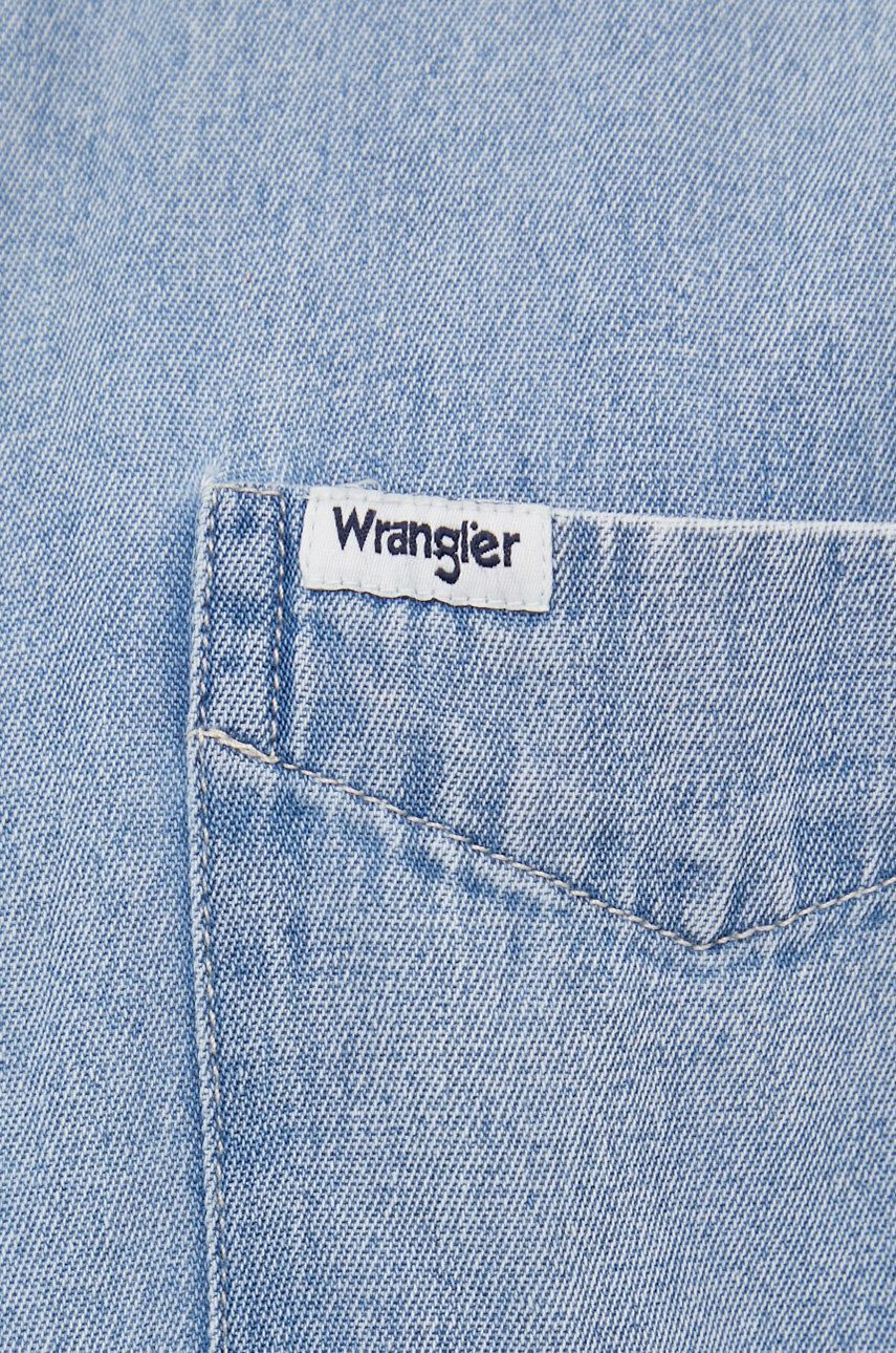 Wrangler Džínová košile pánská regular s klasickým límcem - Pepit.cz