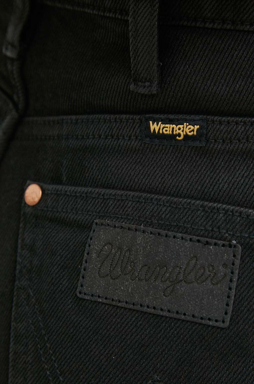 Wrangler Džíny Barrel Coated Black dámské high waist - Pepit.cz