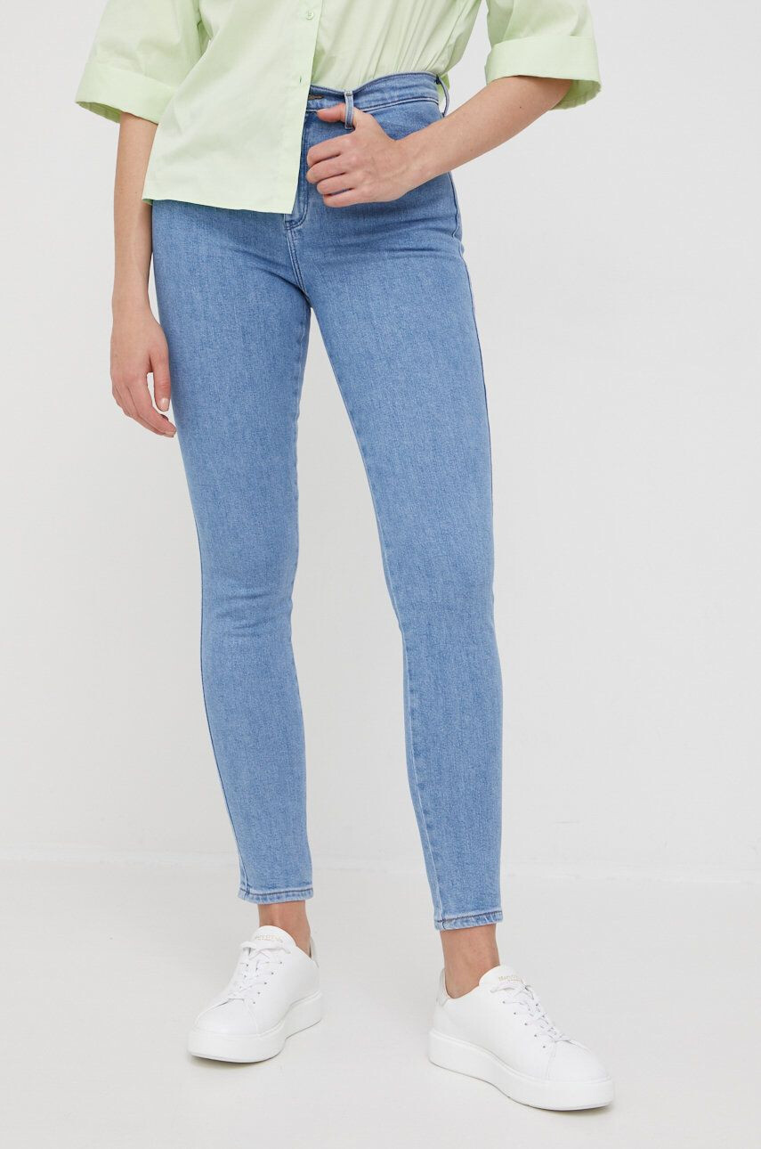 Wrangler Džíny High Rise Skinny Cali Blue - Pepit.cz