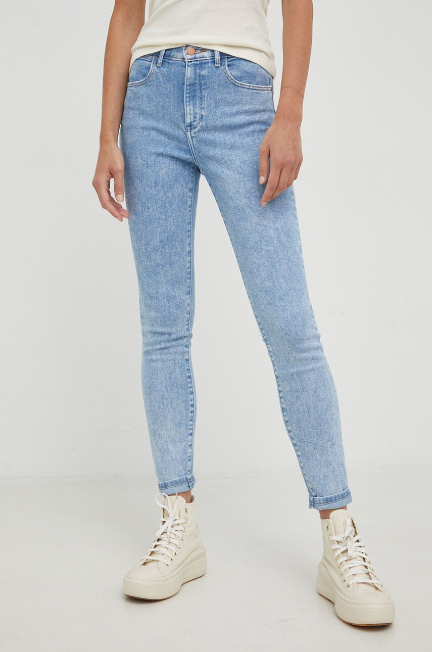 Wrangler Džíny High Rise Skinny Cher dámské high waist - Pepit.cz