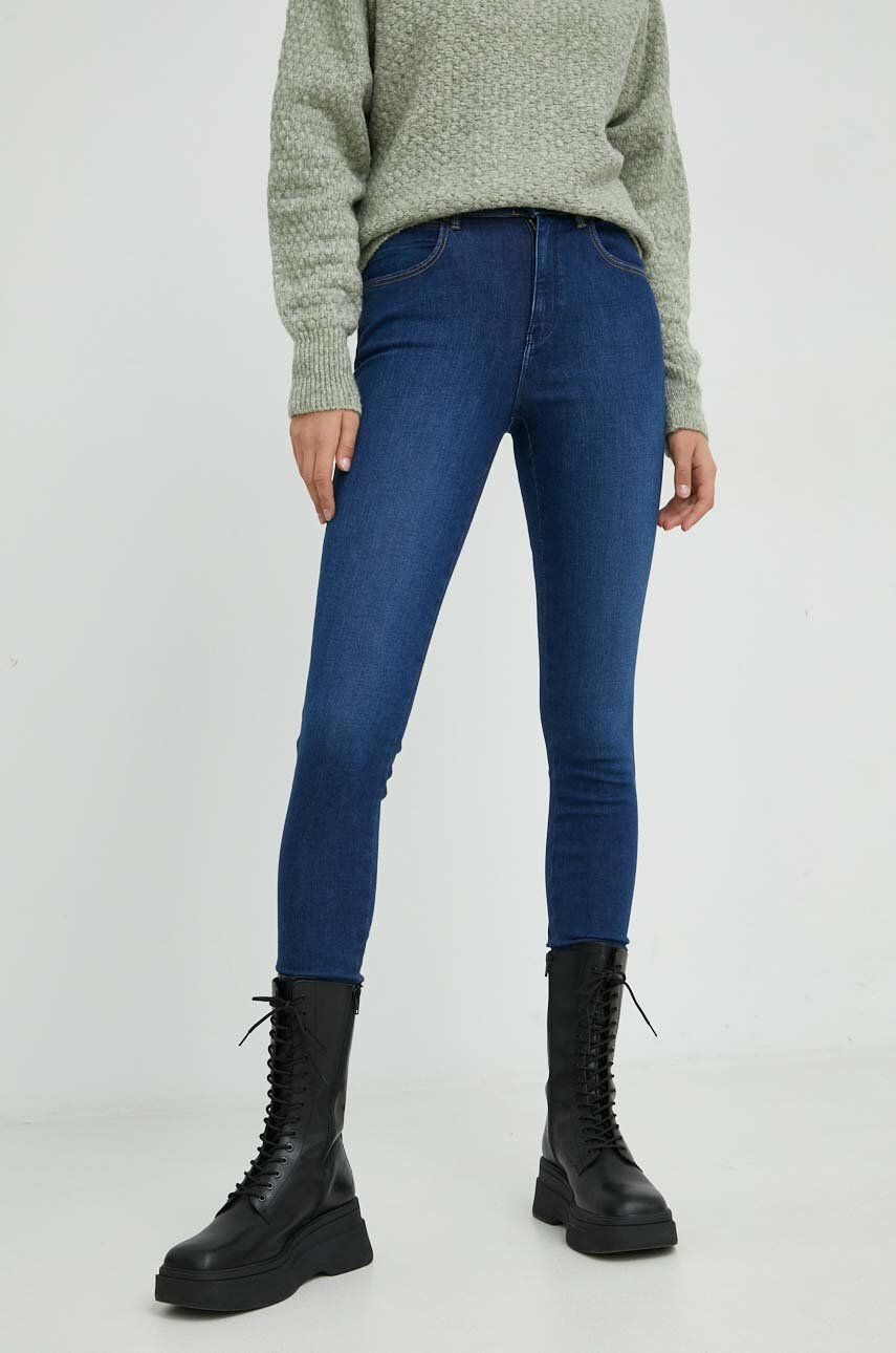 Wrangler Džíny High Rise Skinny Cozy Night dámské high waist - Pepit.cz