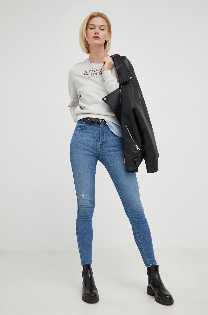 Wrangler Džíny High Rise Skinny Heath dámské high waist - Pepit.cz