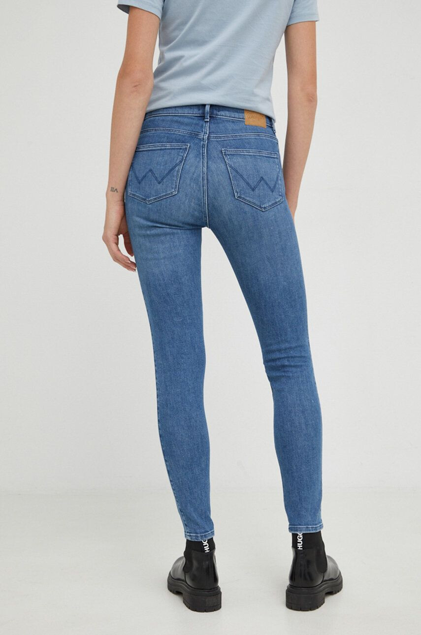 Wrangler Džíny High Rise Skinny Heath dámské high waist - Pepit.cz