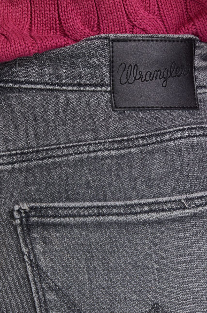 Wrangler Džíny High Rise Skinny Vintage Grey dámské high waist - Pepit.cz