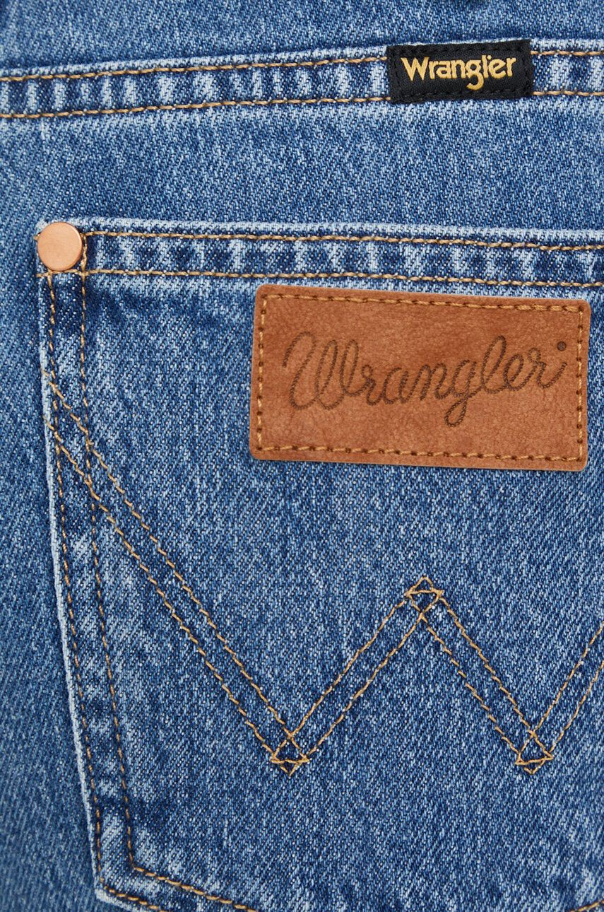 Wrangler Džíny Mom Straight Winter Hue dámské high waist - Pepit.cz