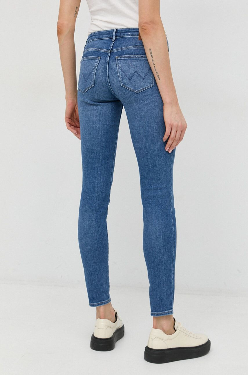 Wrangler Džíny Skinny 615 dámské medium waist damskie medium waist - Pepit.cz