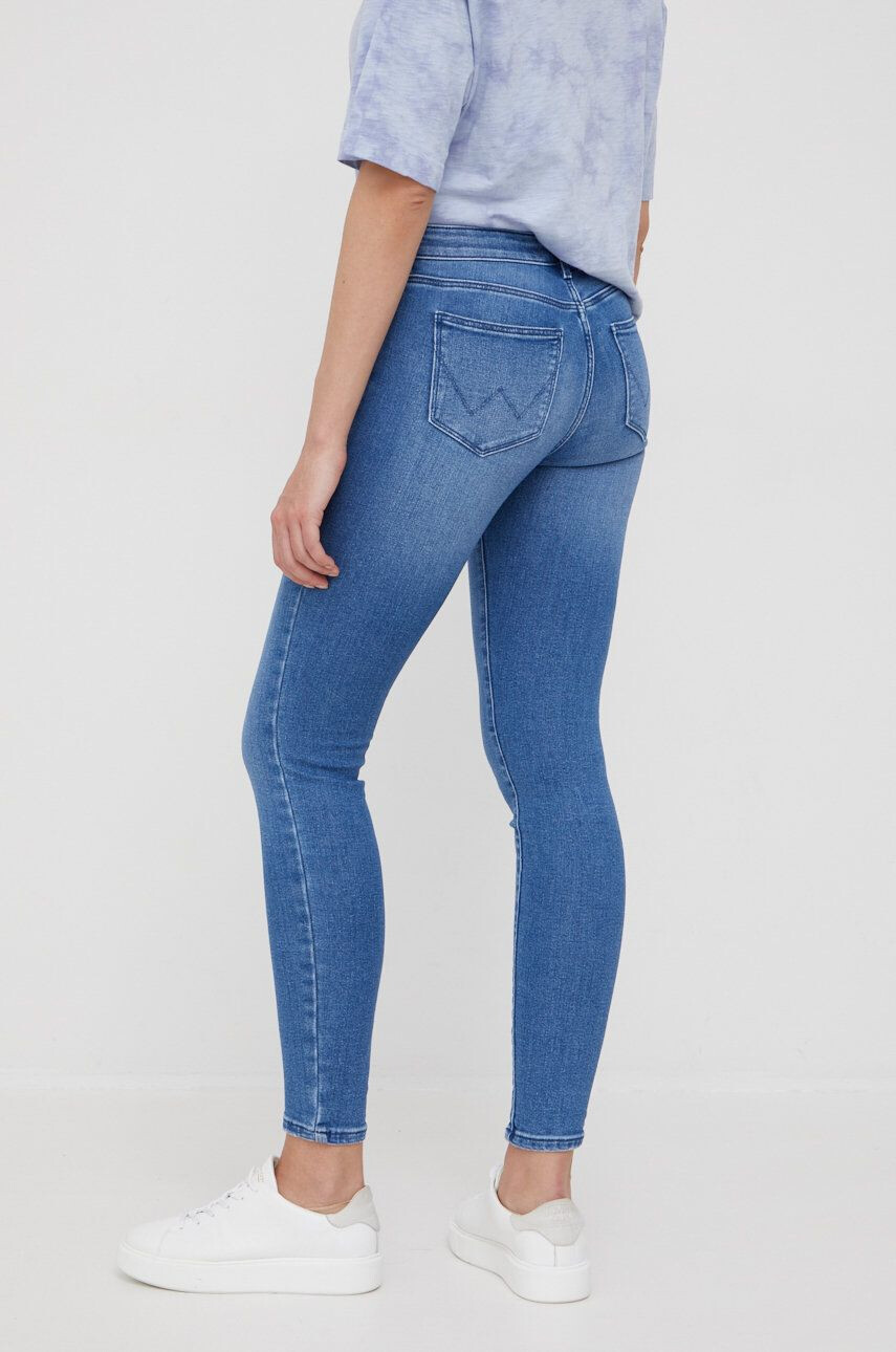 Wrangler Džíny Skinny Tidal Wave dámské medium waist - Pepit.cz