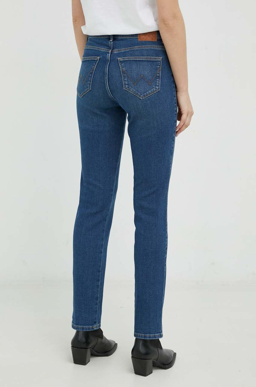 Wrangler Džíny Slim Blue Noise dámské high waist - Pepit.cz