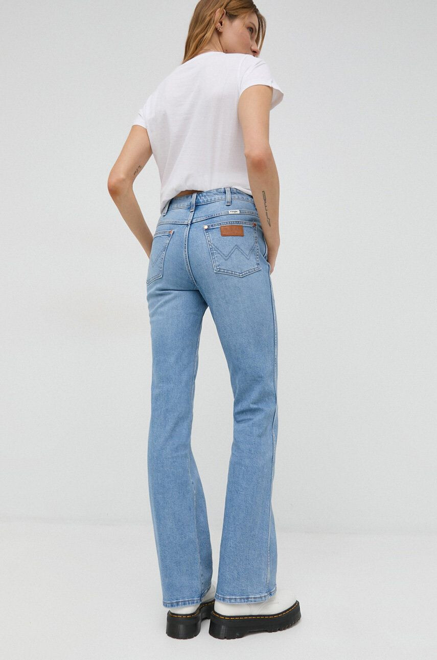 Wrangler Džíny Westward dámské high waist damskie high waist - Pepit.cz