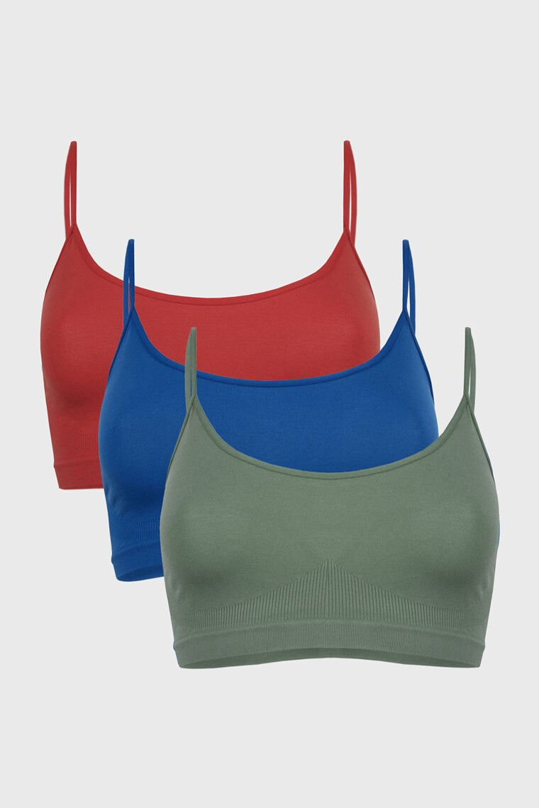 Astratex 3 PACK podprsenek Ibiza Bralette nevyztužené XL - Pepit.cz