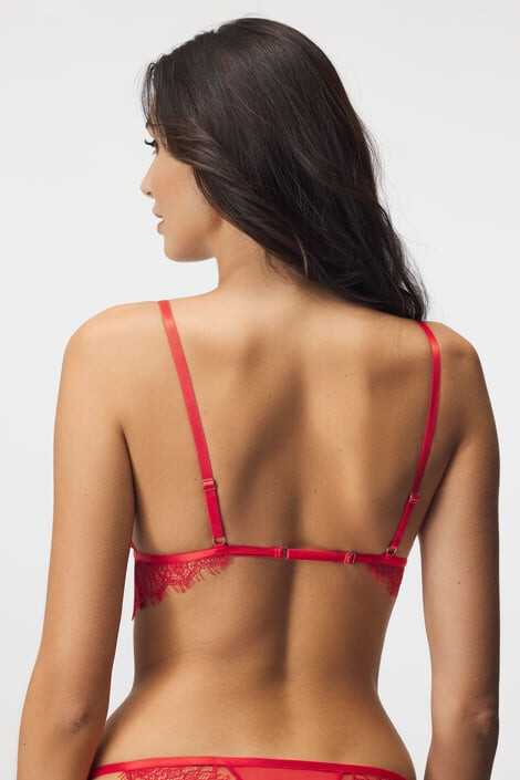 Bluebella Podprsenka Grace Red Bralette XS - Pepit.cz