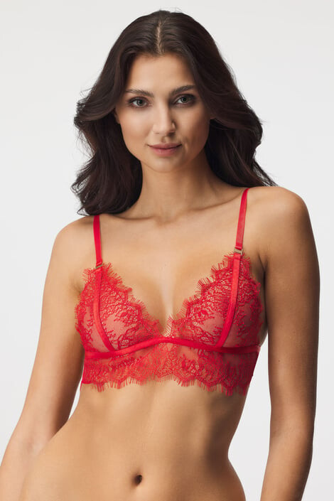 Bluebella Podprsenka Grace Red Bralette XS - Pepit.cz