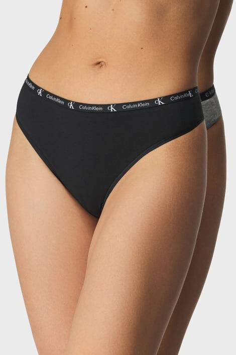 Calvin Klein 2PACK Tanga 96 Alma L - Pepit.cz