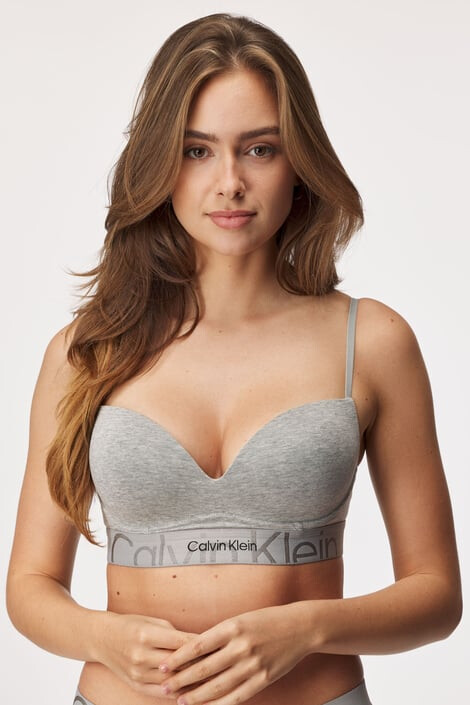 Calvin Klein Podprsenka Embosed Icon Push-Up Bralette 65/E - Pepit.cz