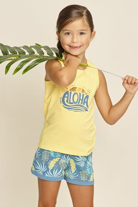 Charlie Choe Dívčí pyžamo Aloha Palms 170/176 - Pepit.cz